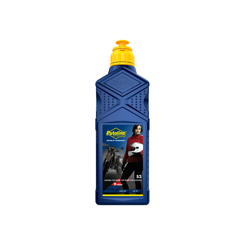 HUILE MOTEUR 2T PUTOLINE S2 SEMI-SYNTHETIQUE (1L) LUBRIFIANTS sur le site du spécialiste des deux roues O-TAKET.COM