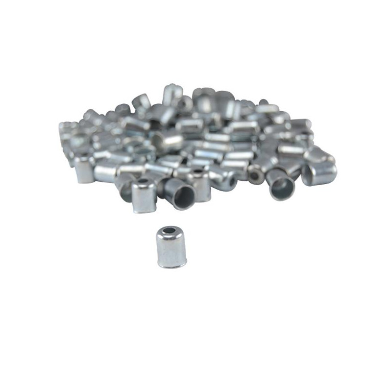 BUTEE/ARRET/EMBOUT GAINE DIAMETRE 7 (X100) Câbles et Transmissions sur le site du spécialiste des deux roues O-TAKET.COM