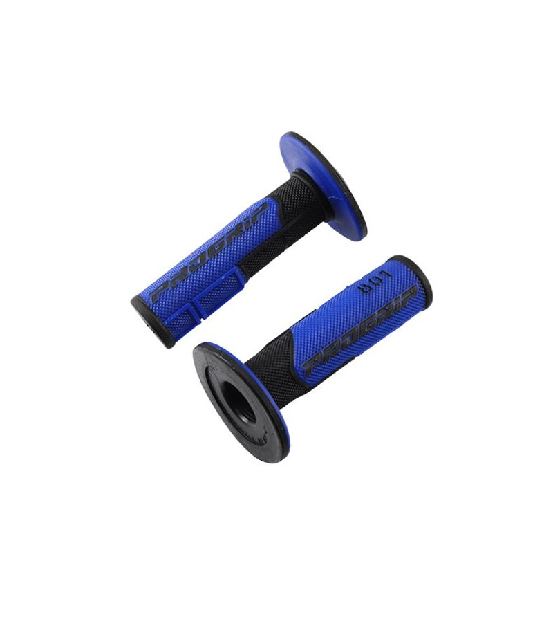 REVETEMENT/POIGNEE PROGRIP 801 NOIR/BLEU (PR) DOUBLE DENSITE 115MM Revêtements et Poignées sur le site du spécialiste des deu...