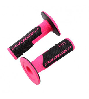 REVETEMENT/POIGNEE PROGRIP 801 NOIR/ROSE (PR) DOUBLE DENSITE 115MM Revêtements et Poignées sur le site du spécialiste des deu...