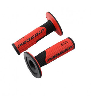 REVETEMENT/POIGNEE PROGRIP 801 NOIR/ROUGE (PR) DOUBLE DENSITE 115MM Revêtements et Poignées sur le site du spécialiste des de...