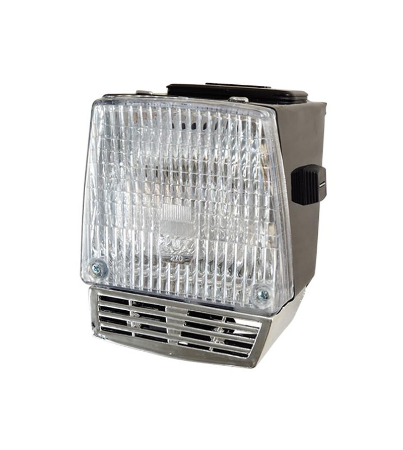 OPTIQUE / PHARE CYCLO TEKNIX* ADAPT. MBK 88 / 881 / 51 / 41 - COMPLET LIVRE AVEC LAMPE 15W NOIR Éclairages sur le site du spé...