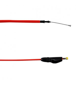 TRANSMISSION / CABLE EMBRAYAGE MOTO DOPPLER TEFLON ADAPT. DERBI SENDA EURO3 / EURO4 - ROUGE Câbles et Transmissions sur le si...