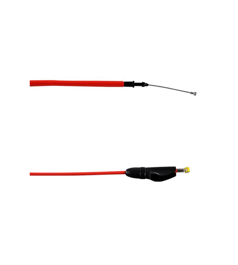 TRANSMISSION / CABLE EMBRAYAGE MOTO DOPPLER TEFLON ADAPT. DERBI SENDA EURO3 / EURO4 - ROUGE Câbles et Transmissions sur le si...
