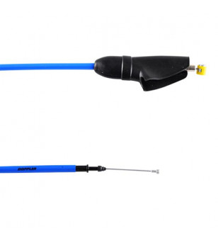 TRANSMISSION / CABLE EMBRAYAGE MOTO DOPPLER TEFLON ADAPT. DERBI SENDA EURO3 / EURO4 - BLEU Câbles et Transmissions sur le sit...