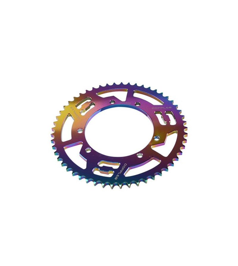 COURONNE MOTO 05 DOPPLER ADAPT. SHERCO ENDURO / SM 428 53DTS D110 FIX 3X2 ALU NEOCHROME Kits chaînes sur le site du spécialis...