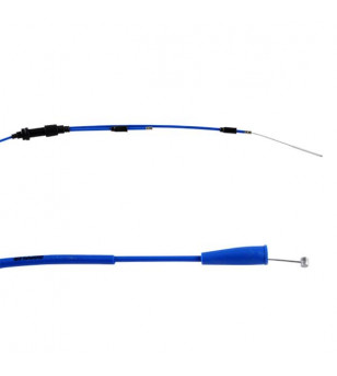 TRANSMISSION / CABLE GAZ MOTO DOPPLER TEFLON ADAPT. SHERCO SE-R / SM-R / HRD 2006→ - BLEU Câbles et Transmissions sur le site...