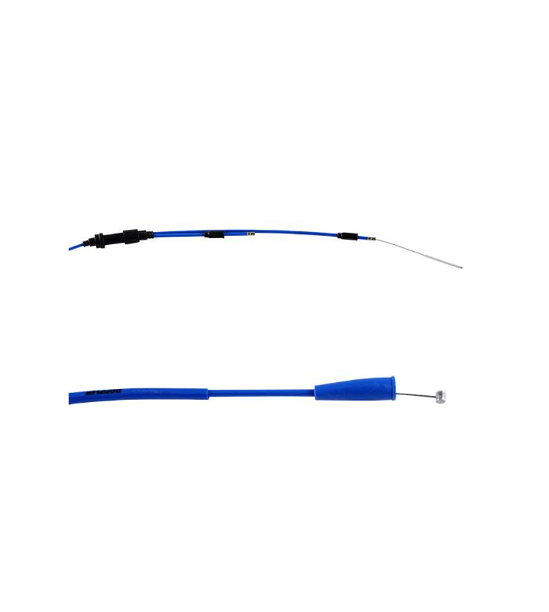 TRANSMISSION / CABLE GAZ MOTO DOPPLER TEFLON ADAPT. SHERCO SE-R / SM-R / HRD 2006→ - BLEU Câbles et Transmissions sur le site...