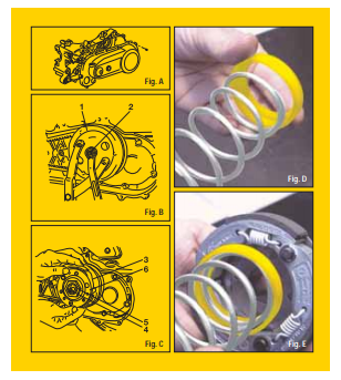CONTROLEUR TORSION RESSORT VARIATEUR SCOOTER MALOSSI ADAPT. BOOSTER / BW'S / NITRO / AEROX / SR50 Variations sur le site du s...