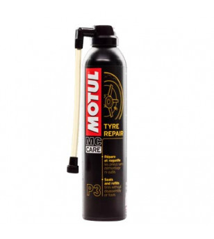 BOMBE ANTI-CREVAISON SCOOTER/MOTO/AUTO MOTUL P3 TYRE REPAIR (AEROSOL 300ML)