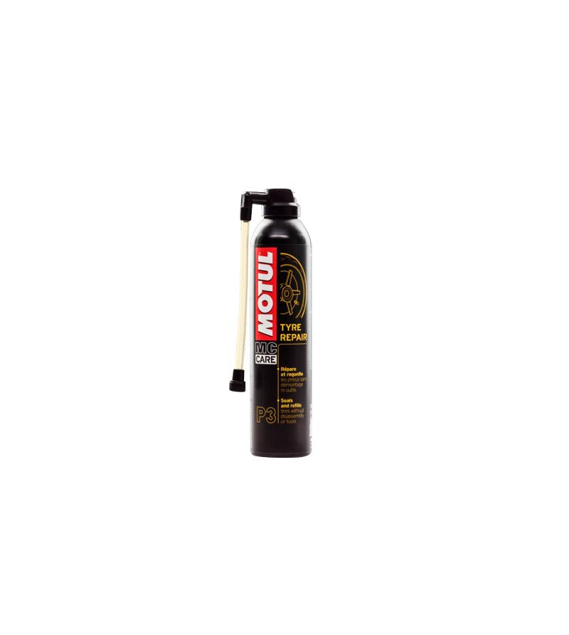 BOMBE ANTI-CREVAISON SCOOTER/MOTO/AUTO MOTUL P3 TYRE REPAIR (AEROSOL 300ML)