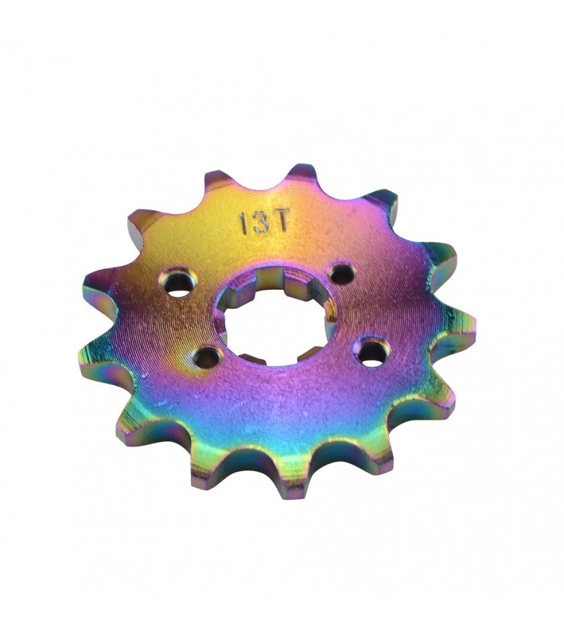 PIGNON MOTO D13 DOPPLER ADAPT. DERBI SENDA/GPR/GSM 1999-  420 13 DTS - NEOCHROME