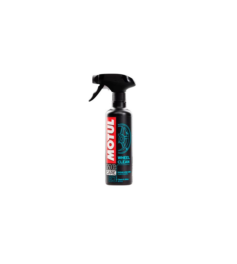 NETTOYANT JANTE MOTO/SCOOTER MOTUL E3 WHEEL CLEAN  (PULVERISATEUR 400 ML)