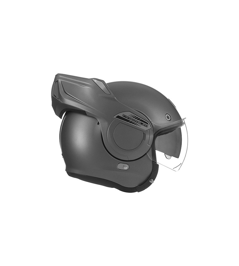 CASQUE INTEGRAL MODULABLE NOX STRATOS TITANIUM MAT T53-54 XS