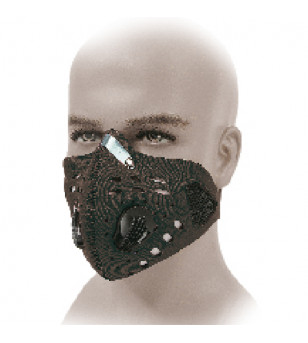 MASQUE DE CONFORT EN NEOPRENE AVEC SYSTEME ANTI POLLUTION (AVEC CAPSULE CHARBON ACTIF)