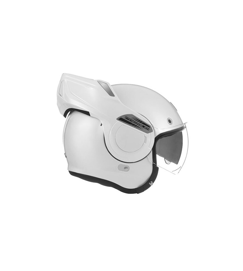 CASQUE INTEGRAL MODULABLE NOX STRATOS BLANC PERLE T53-54 XS