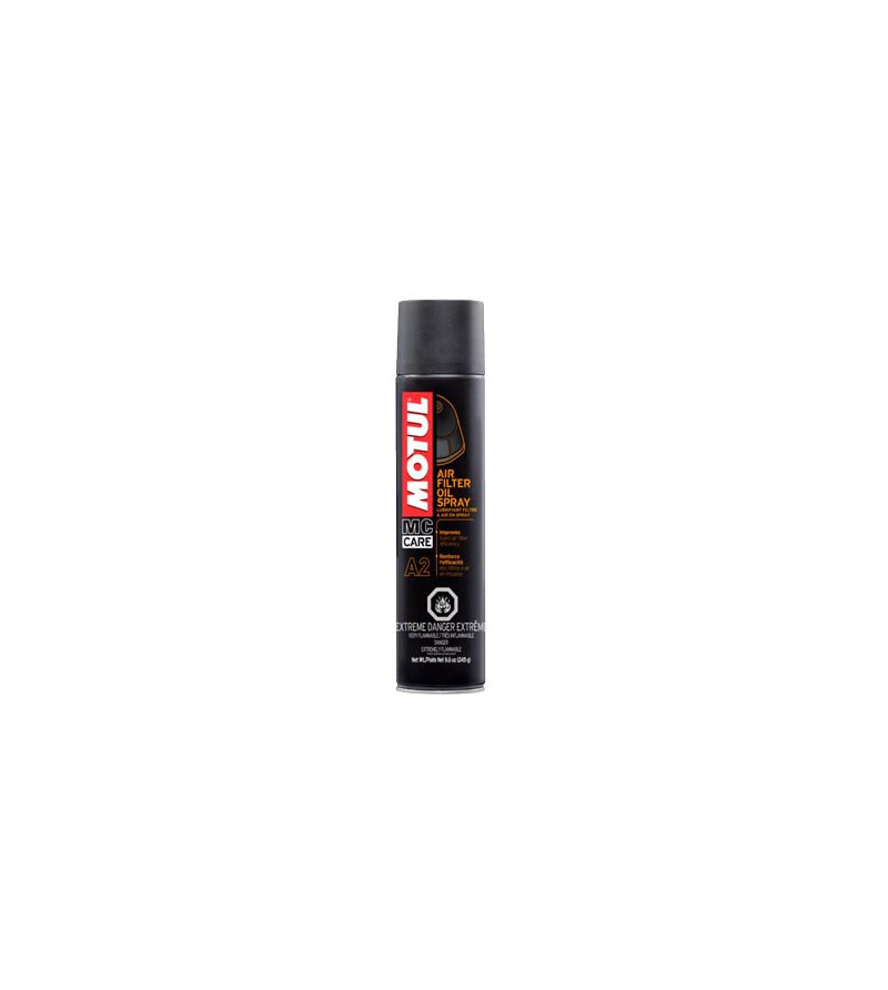 NETTOYANT FILTRE A AIR MOTUL A2 AIR FILTER OIL SPRAY (AEROSOL 400ML)