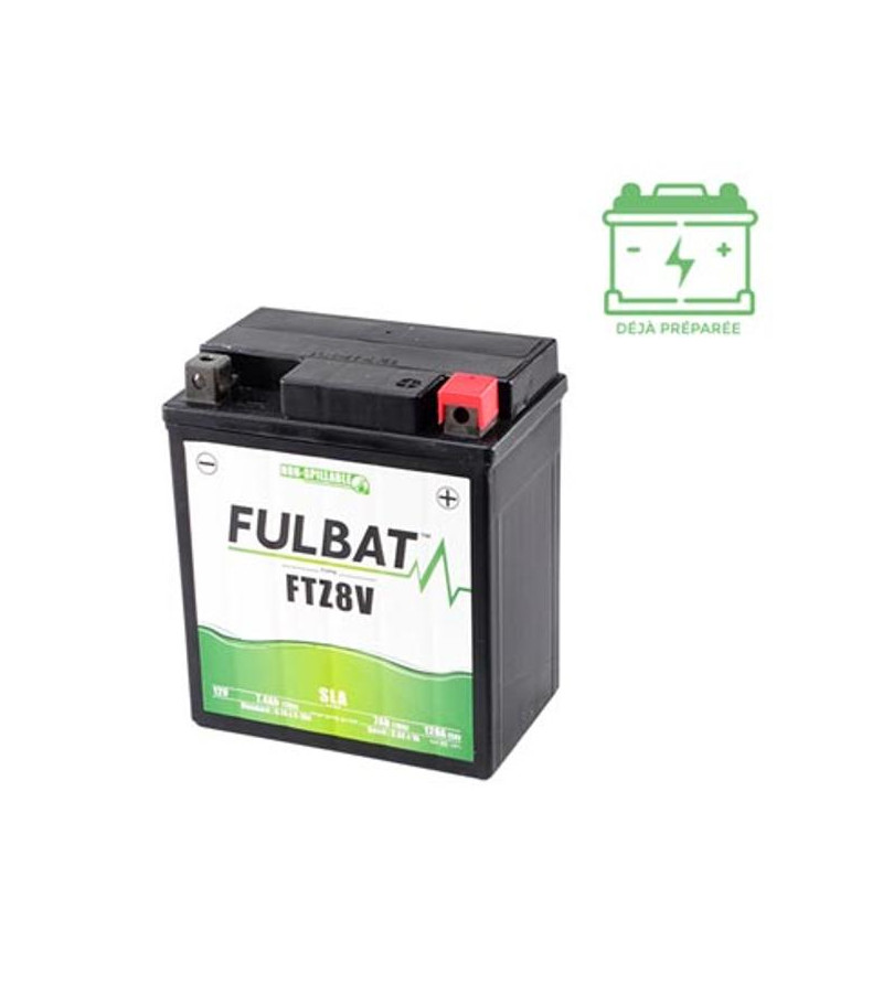 BATTERIE FTZ8S FULBAT 12V7AH LG113 L70 H130 (GEL - SANS ENTRETIEN) - ACTIVEE USINE Batteries sur le site du spécialiste des d...