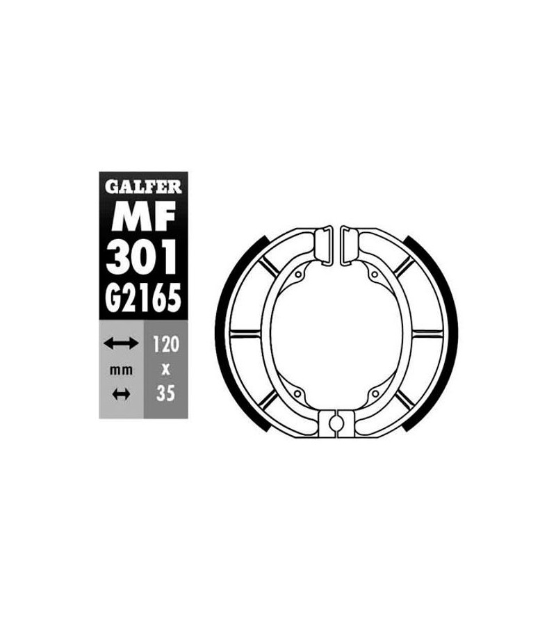 MACHOIRE FREIN 09 GALFER AV/AR DERBI ATLANTIS / PADDOCK / SUZUKI ADRESS / KATANA / ZILLION (120X35) Mâchoires sur le site du ...