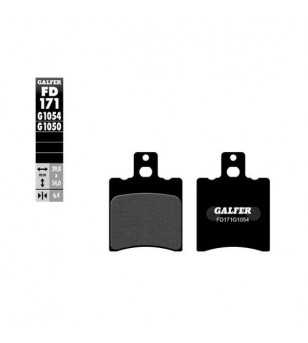 PLAQUETTE FREIN  01 GALFER FD171G1054 ADAPT. AV BOOSTER/NITRO/BUXY/TYPHOON (PR)