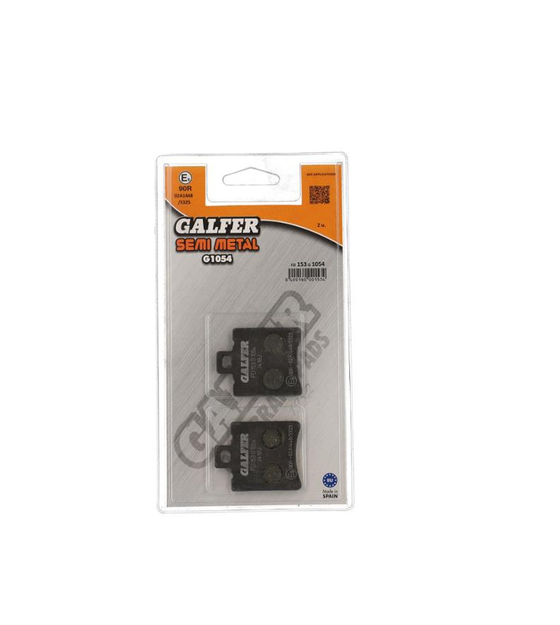 PLAQUETTE FREIN 03 GALFER G1054 ADAPT. AV BOOSTER / NITRO / SR50 / OVETTO / AEROX / NEOS / MACHG (PR) Plaquettes sur le site ...