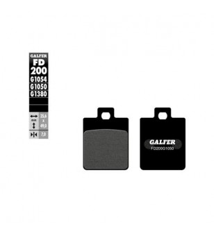 PLAQUETTE FREIN 05 GALFER G1050 ADAPT. AV ZIP / ET2 / 4 LX2 / 4 MP3 / VESPA / AR NRG / STALKER (PR) Plaquettes sur le site du...