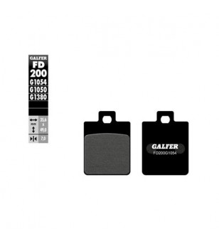 PLAQUETTE FREIN  05 GALFER G1054 ADAPT. AV ZIP/ET2/4 LX2/4 MP3/VESPA/ AR NRG/STALKER (PR)