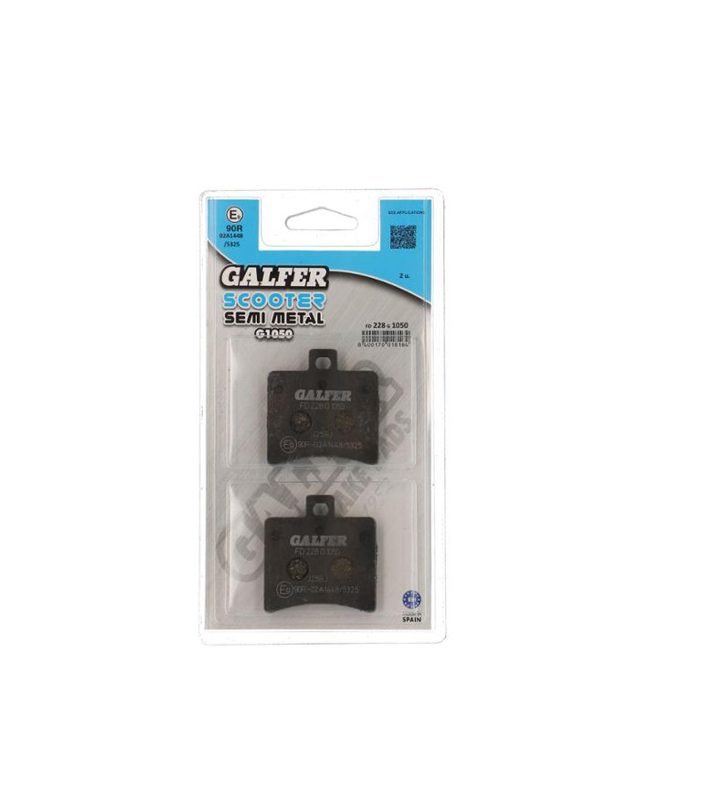 PLAQUETTE FREIN 07 GALFER G1050 ADAPT. AR SR50 DITECH / LEONARDO / ATLANTIC 125/200 2003→ (PR) Plaquettes sur le site du spéc...