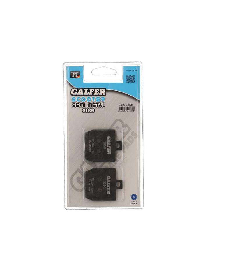PLAQUETTE FREIN 08 GALFER G1050 ADAPT. AR NITRO/AEROX + AV STUNT/SLIDER (PR) Plaquettes sur le site du spécialiste des deux r...