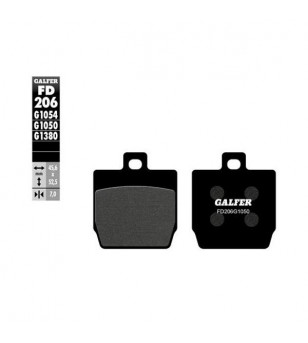 PLAQUETTE FREIN  08 GALFER G1050 ADAPT. AR NITRO/AEROX + AV STUNT/SLIDER (PR)