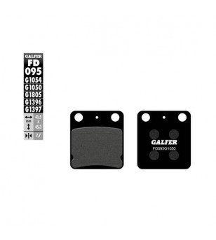 PLAQUETTE FREIN  09 GALFER FD095G1050 ADAPT. AV/AR PEUGEOT VIVACITY/SUM UP/DAELIM (PR)