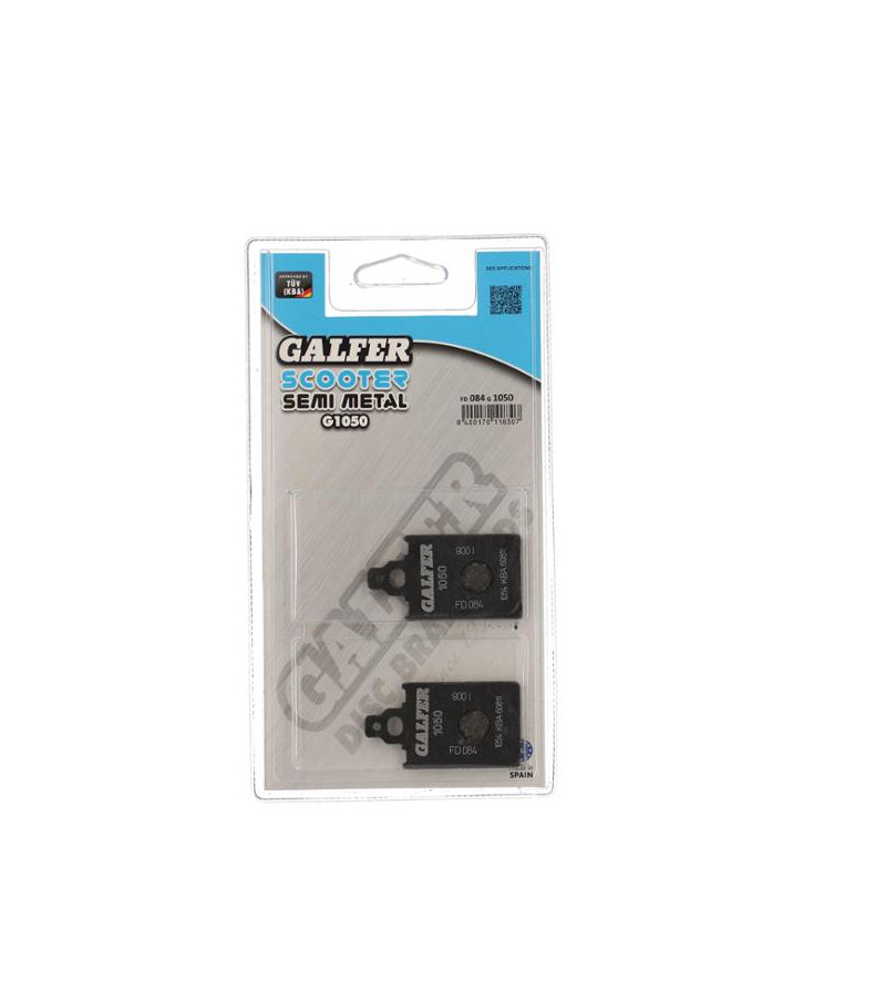 PLAQUETTE FREIN 12 GALFER G1050 ADAPT. AV XLIMIT / DT50 →2003 / CLASSIC 50 / XPLD / F12LC / F15LC Plaquettes sur le site du s...