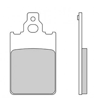 PLAQUETTE FREIN 12 GALFER G1050 ADAPT. AV XLIMIT / DT50 →2003 / CLASSIC 50 / XPLD / F12LC / F15LC Plaquettes sur le site du s...