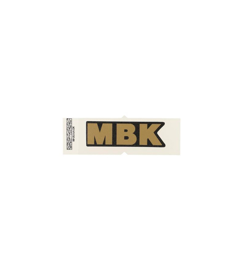 AUTOCOLLANT OEM MBK 72 MM X 23 MM BRONZE- 3C7F17370000 Autocollants sur le site du spécialiste des deux roues O-TAKET.COM