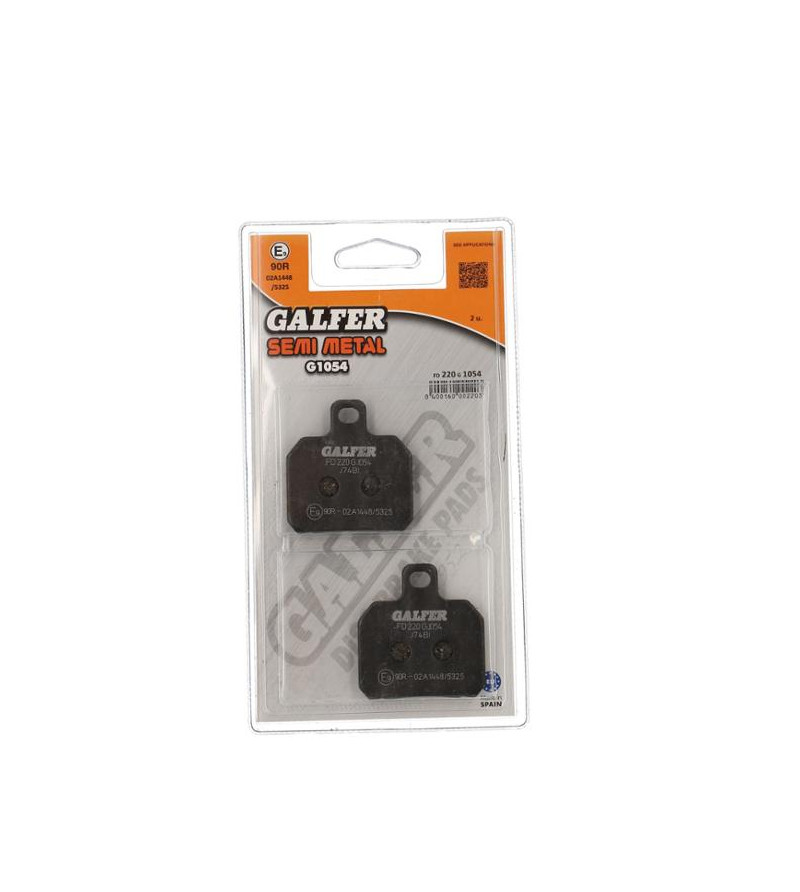 PLAQUETTE FREIN 14 GALFER G1054 ADAPT. AR XMAX / X8 / X9 EVO 2003→ / AV GPR 2004→ / MRT PRO (PR) Plaquettes sur le site du sp...