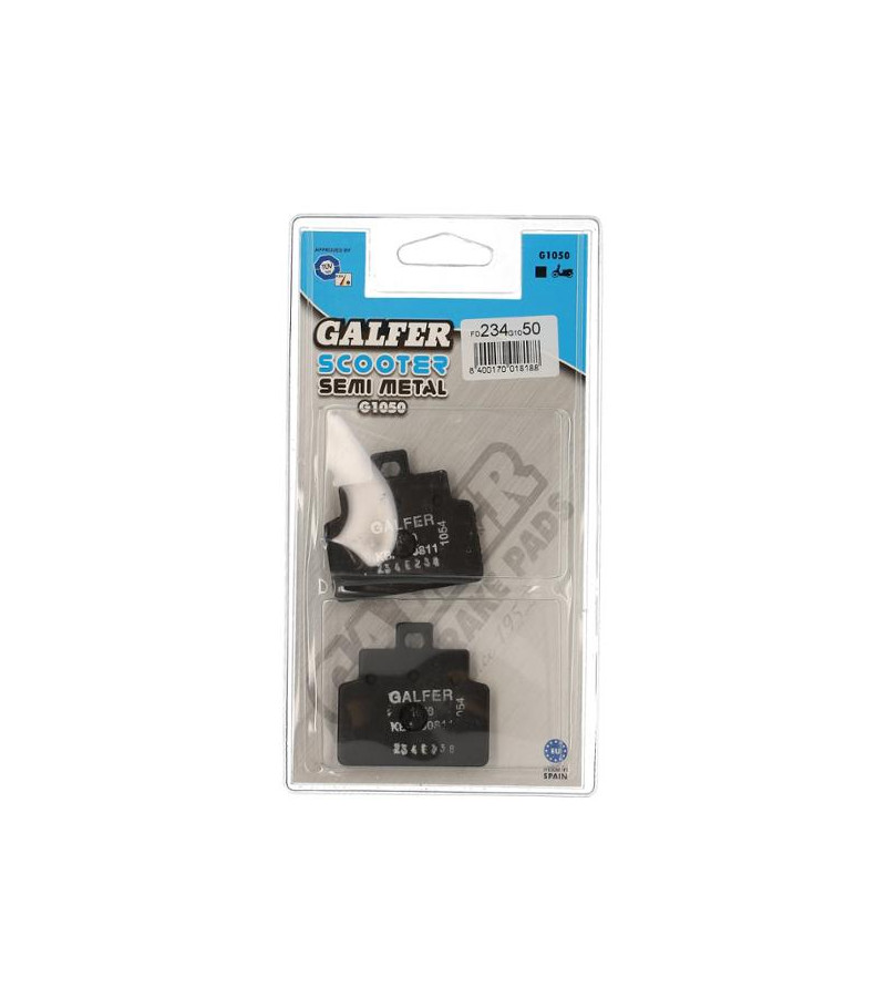 PLAQUETTE FREIN 16 GALFER G1050 ADAPT. AV X8 / MP3 / X-EVO 125 / LEONARDO 125 (PR) Plaquettes sur le site du spécialiste des ...