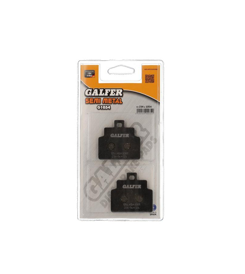 PLAQUETTE FREIN 16 GALFER G1054 ADAPT. AV X8 / MP3 / X-EVO 125 / LEONARDO 125 (PR) Plaquettes sur le site du spécialiste des ...