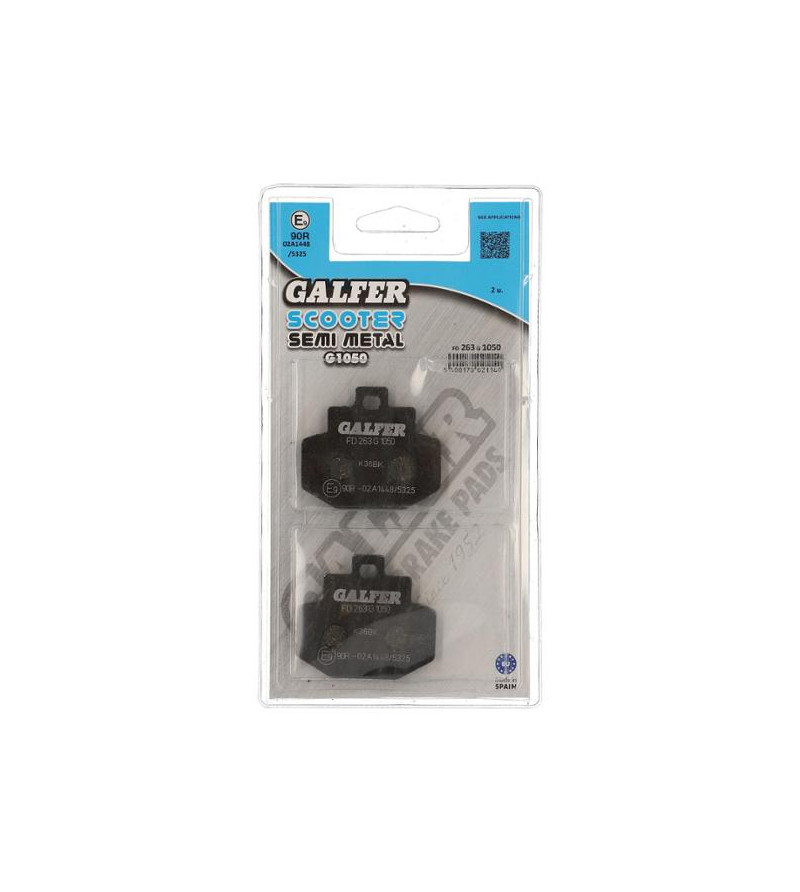 PLAQUETTE FREIN 17 GALFER G1050 ADAPT. AR SUPER HEXAGON / RUNNER 4T / DNA (PR) Plaquettes sur le site du spécialiste des deux...