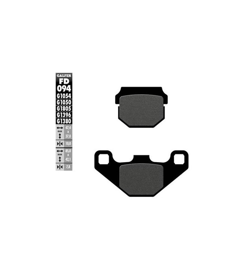 PLAQUETTE FREIN 25 GALFER G1050 ADAPT. AV SPEEDFIGHT / KISBEE / DRD