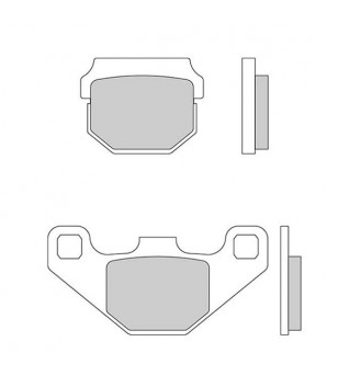 PLAQUETTE FREIN  25 GALFER G1380 ADAPT. AV SPEEDFIGHT/KISBEE/DRD RACIING/XTREME/ AR RS4 PR