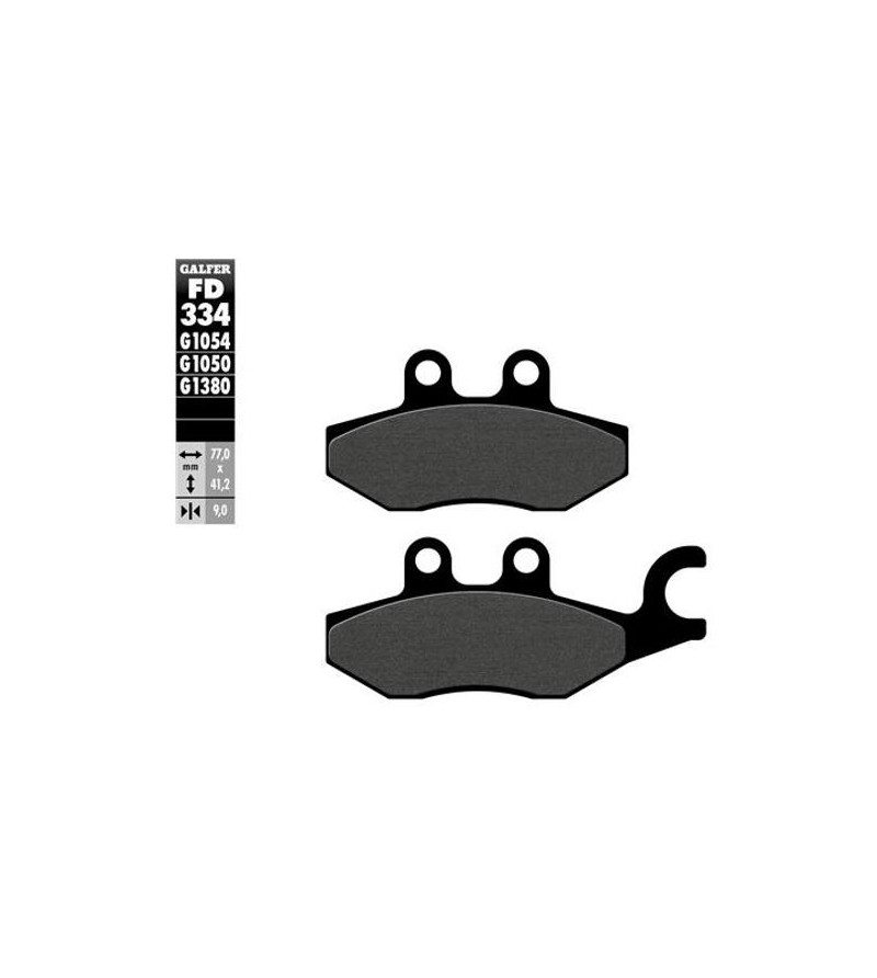 PLAQUETTE FREIN 30 GALFER G1054 ADAPT. AV/AR 125 PIAGGIO MEDLEY / X10 // X9 2004→ (DROIT) (PR) Plaquettes sur le site du spéc...
