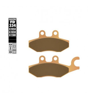 PLAQUETTE FREIN 30 GALFER G1380 ADAPT. AV/AR 125 PIAGGIO MEDLEY / X10 / / X9 2004→ (DROIT) (PR) Plaquettes sur le site du spé...