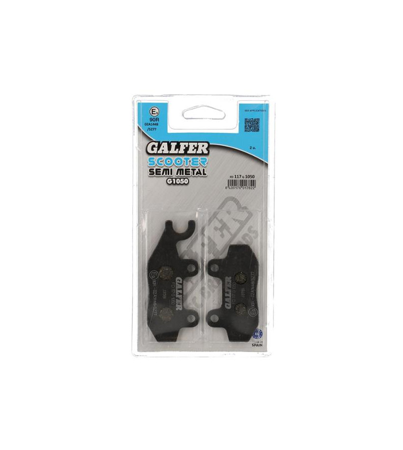 PLAQUETTE FREIN 31 GALFER G1050 ADAPT. AV VITALITY / AGILITY 10" / 12" / DINK / / XPOWER / TZR (PR) Plaquettes sur le site du...