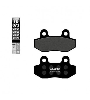 PLAQUETTE FREIN  38 GALFER FD073G1050 ADAPT. AV SPEEDFIGHT 3/AR KEEWAY RY8//NECO GPX (PR)