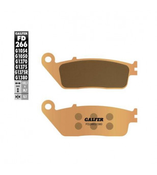 PLAQUETTE FREIN  44 GALFER FD266G1054 ADAPT. AV 125 KYMCO DOWNTOWN I 09-15/KAWASAKI J300