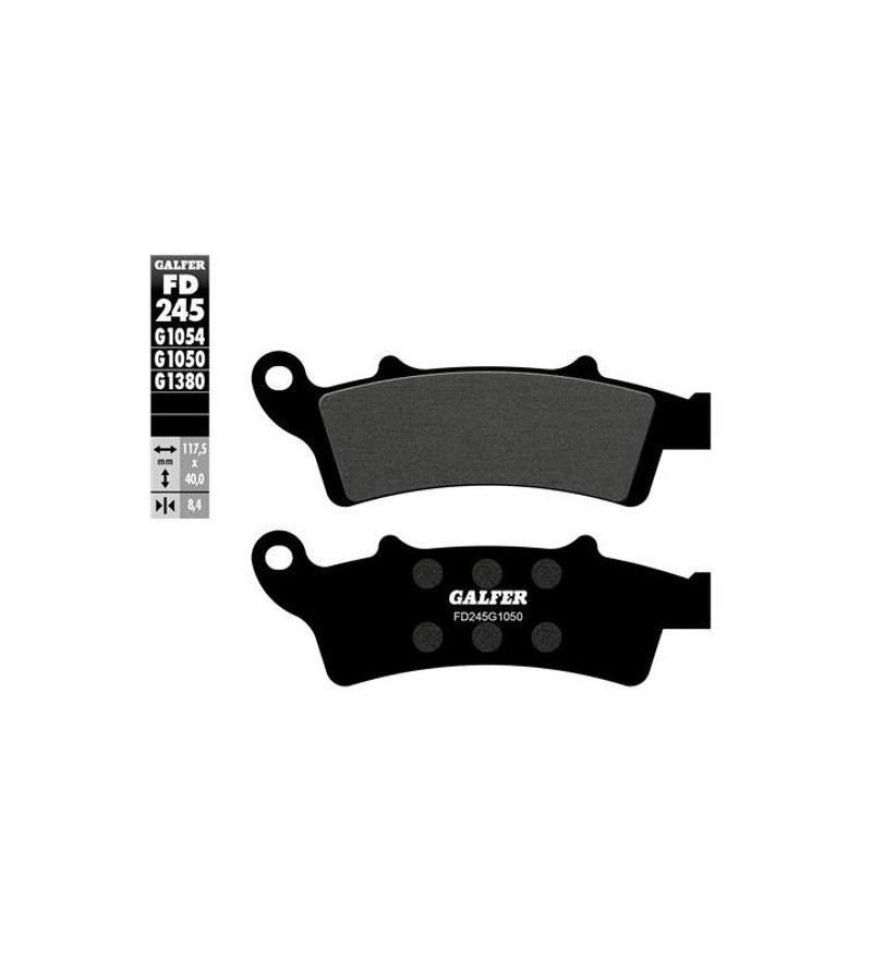 PLAQUETTE FREIN 50 GALFER G1050 ADAPT. AV 100 / 125 / 200 LOOXOR / ATLANTIC 2003→ / MADISON (PR) Plaquettes sur le site du sp...