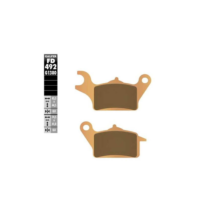 PLAQUETTE FREIN 55 GALFER G1380 ADAPT. AV 125 TRYPTIC / TRICITY (DROIT) (PR) Plaquettes sur le site du spécialiste des deux r...