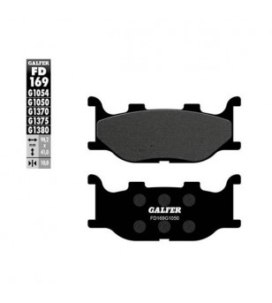 PLAQUETTE FREIN 63 GALFER G1050 ADAPT. AV 250/400 SKYLINER / MAJESTY / 500 TMAX 2004-2007 (PR) Plaquettes sur le site du spéc...