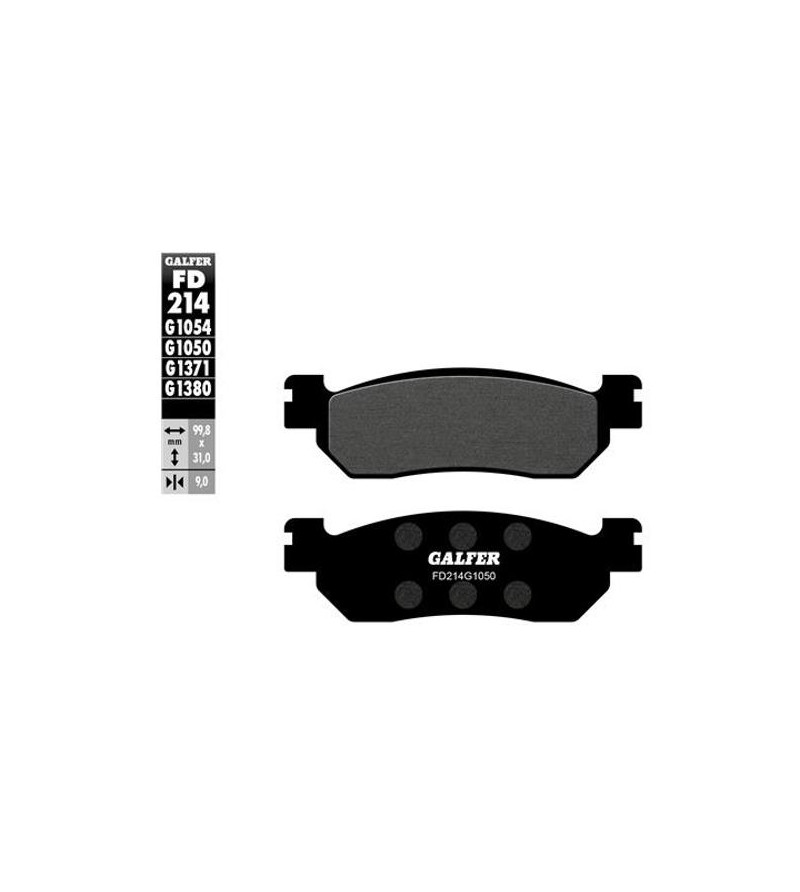 PLAQUETTE FREIN 66 GALFER G1050 ADAPT. AR 250 SKYLINER / MAJESTY 2001→ / X-MAX 2010→ (PR) Plaquettes sur le site du spécialis...