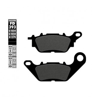 PLAQUETTE FREIN 74 GALFER G1050 ADAPT. AR 125 YAMAHA N-MAX / MBK OCITO / YBR / TRICITY (PR) Plaquettes sur le site du spécial...